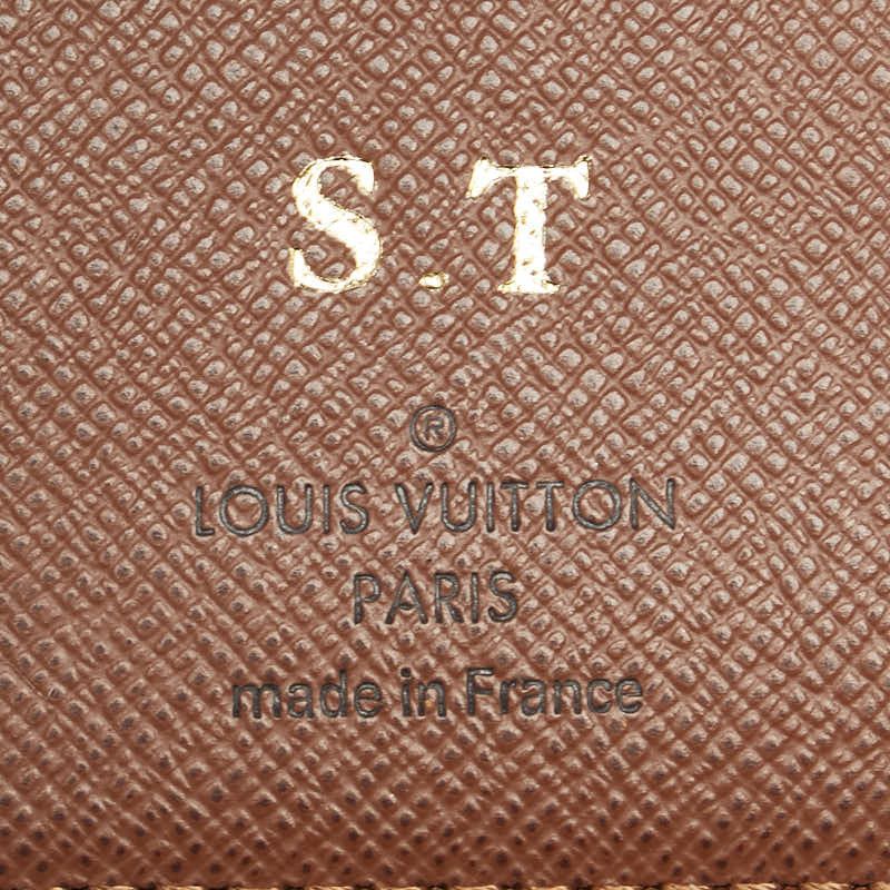 Louis Vuitton Louis Vuitton Louis Vuitton Monogram Viennois Bifold Wallet M61663 Canvas Short Wallet M61663 in Very Good Condition Size ONE SIZE - 9 Thumbnail