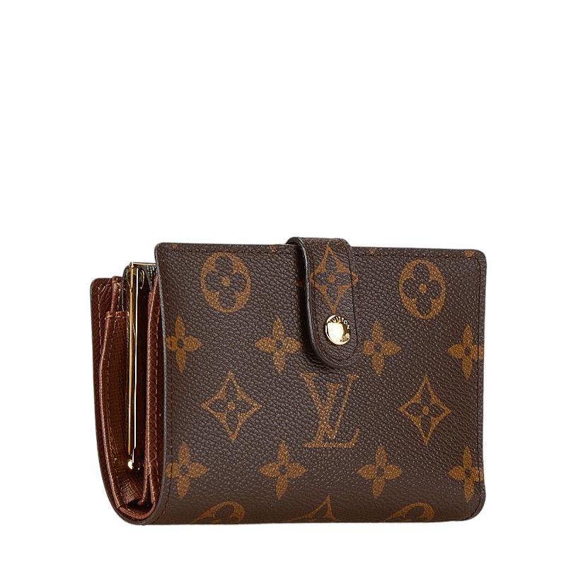 Louis Vuitton Louis Vuitton Louis Vuitton Monogram Viennois Bifold Wallet M61663 Canvas Short Wallet M61663 in Very Good Condition Size ONE SIZE - 2 Thumbnail