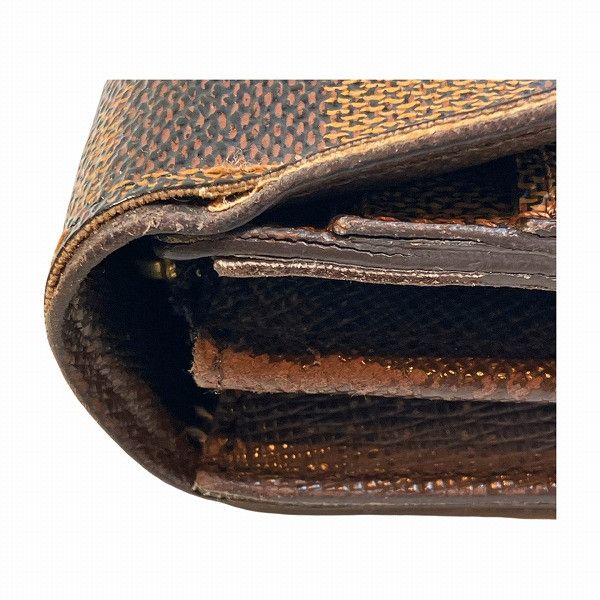 Louis Vuitton Louis Vuitton Louis Vuitton Damier Portefeuille Sarah Wallet Canvas Long Wallet N63209 in Good Condition Size ONE SIZE - 3 Thumbnail