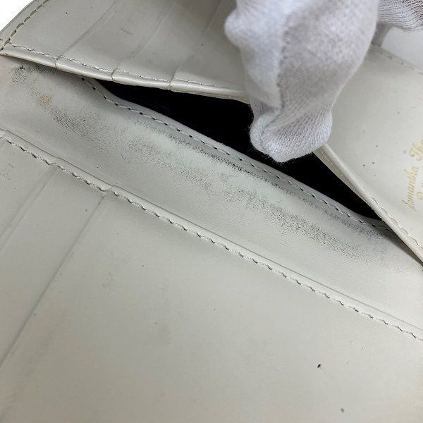 Other Other Samantha Thavasa Black White Trifold Wallet Canvas Short Wallet in Good Condition Size ONE SIZE - 6 Thumbnail