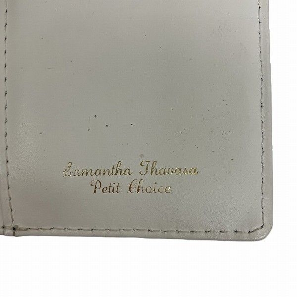 Other Other Samantha Thavasa Black White Trifold Wallet Canvas Short Wallet in Good Condition Size ONE SIZE - 4 Thumbnail