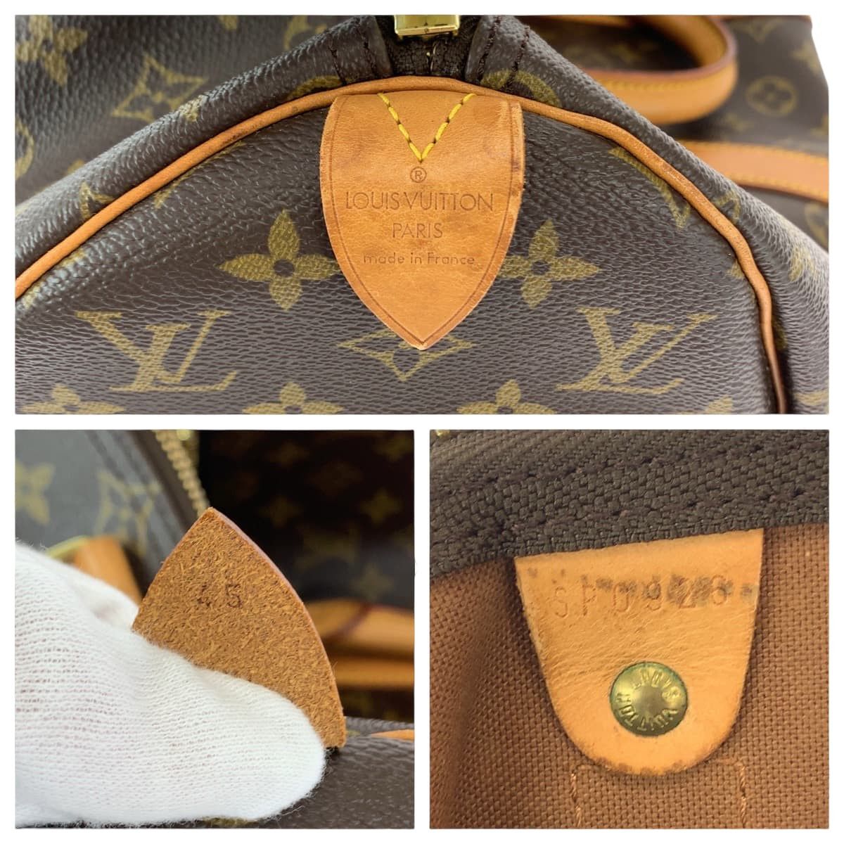 Louis Vuitton Louis Vuitton Louis Vuitton Monogram Keepall 45 Boston Bag Canvas Travel Bag M41428 in Very Good Condition Size ONE SIZE - 4 Thumbnail