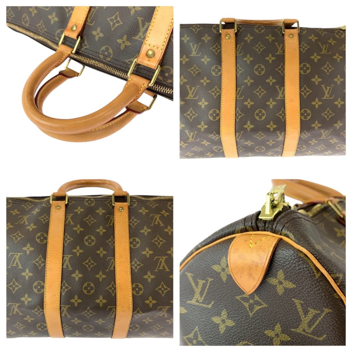 Louis Vuitton Louis Vuitton Louis Vuitton Monogram Keepall 45 Boston Bag Canvas Travel Bag M41428 in Very Good Condition Size ONE SIZE - 5 Thumbnail
