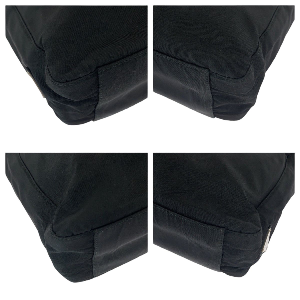 Prada Prada Prada Nylon Tessuto Logo Tote Bag Canvas Tote Bag 408812 in Very Good Condition Size ONE SIZE - 3 Thumbnail