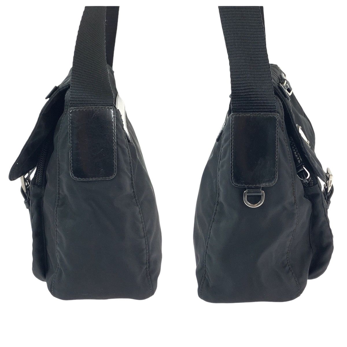 Prada Prada Prada Nylon Tessuto Logo Plate Shoulder Bag 1BD994 Canvas Crossbody Bag 1BD994 in Very Good Condition Size ONE SIZE - 8 Thumbnail