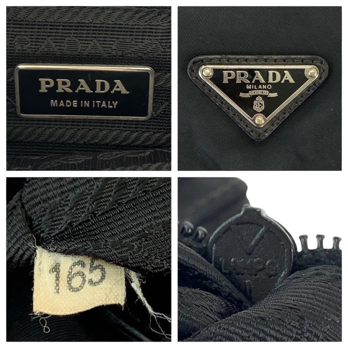Prada Prada Prada Nylon Tessuto Logo Plate Shoulder Bag 1BD994 Canvas Crossbody Bag 1BD994 in Very Good Condition Size ONE SIZE - 4 Thumbnail