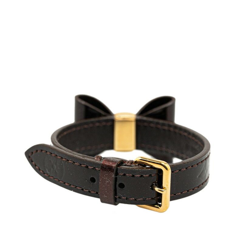 Louis Vuitton Louis Vuitton Louis Vuitton Monogram Vernis Bracelet M6617F Leather Bracelet M6617F in Very Good Condition Size ONE SIZE - 3 Thumbnail