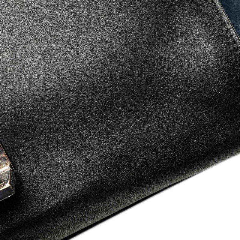 Celine Celine Celine Leather Suede Medium Handbag 2WAY Leather Handbag in Very Good Condition Size ONE SIZE - 6 Thumbnail