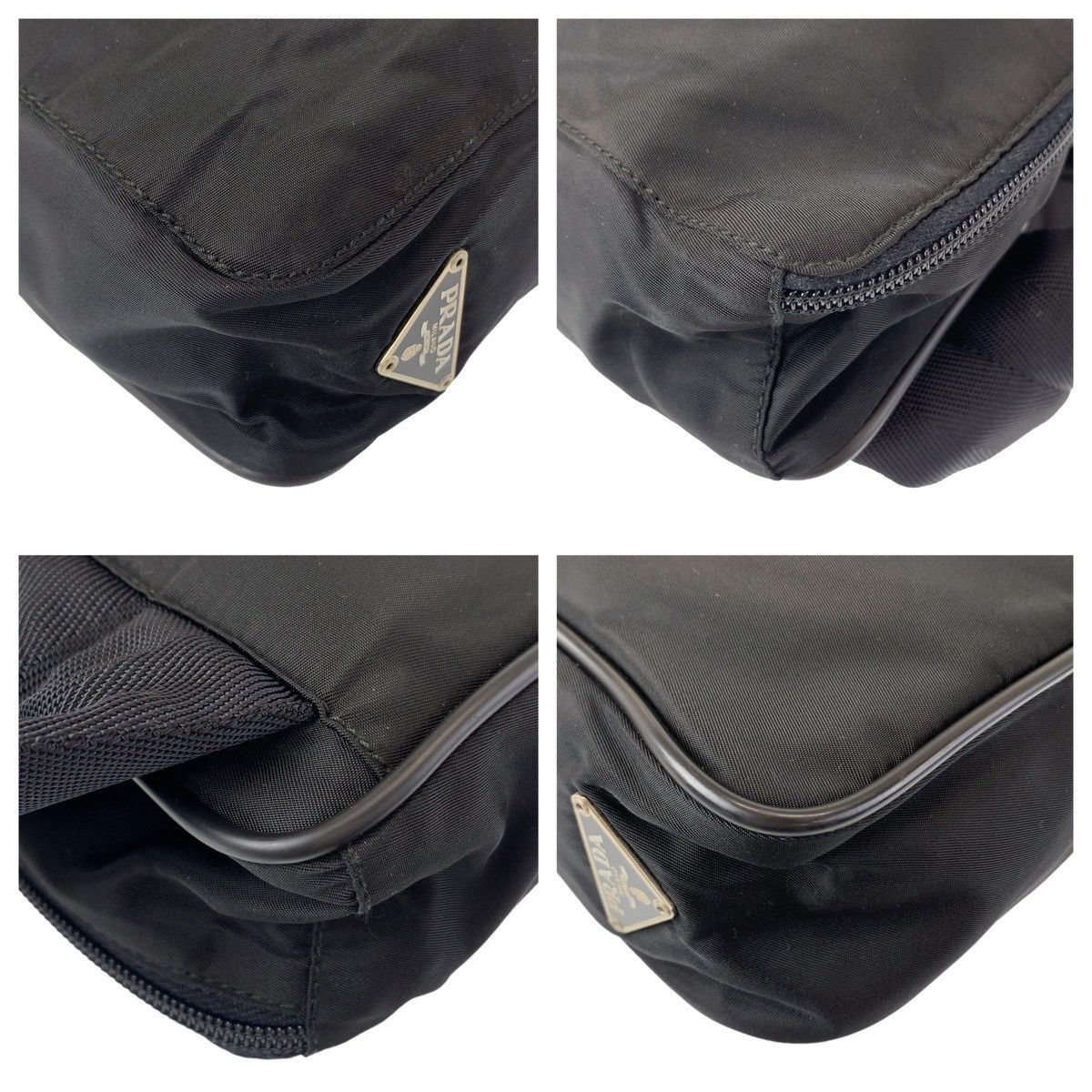 Prada Prada Prada Nylon Tessuto Triangle Logo Crossbody Bag Canvas Crossbody Bag 408560 in Very Good Condition Size ONE SIZE - 5 Thumbnail