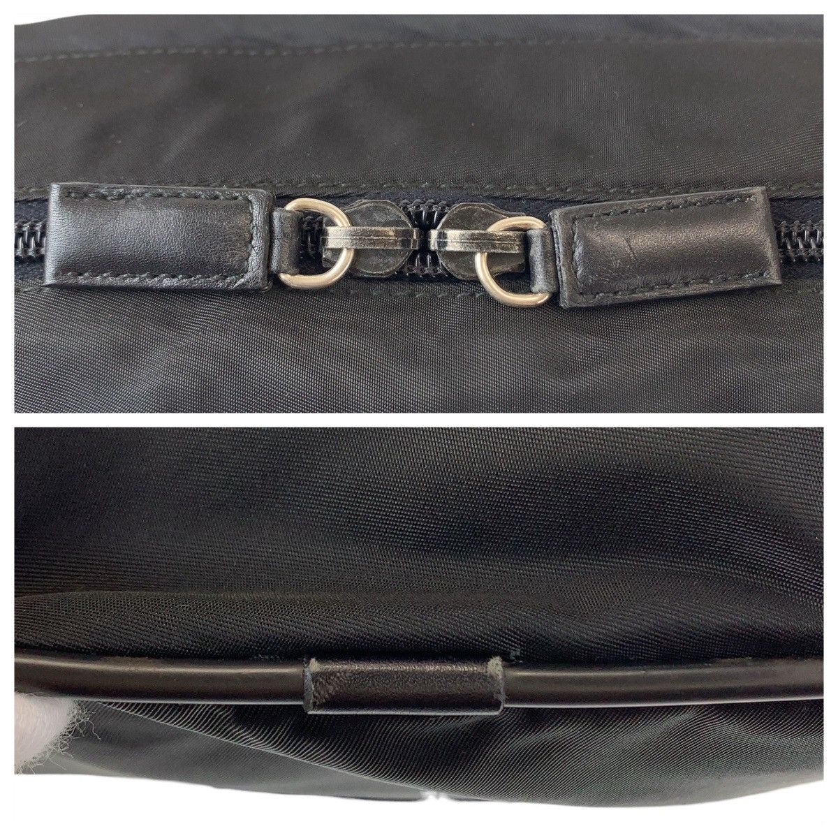 Prada Prada Prada Nylon Tessuto Triangle Logo Crossbody Bag Canvas Crossbody Bag 408560 in Very Good Condition Size ONE SIZE - 9 Thumbnail