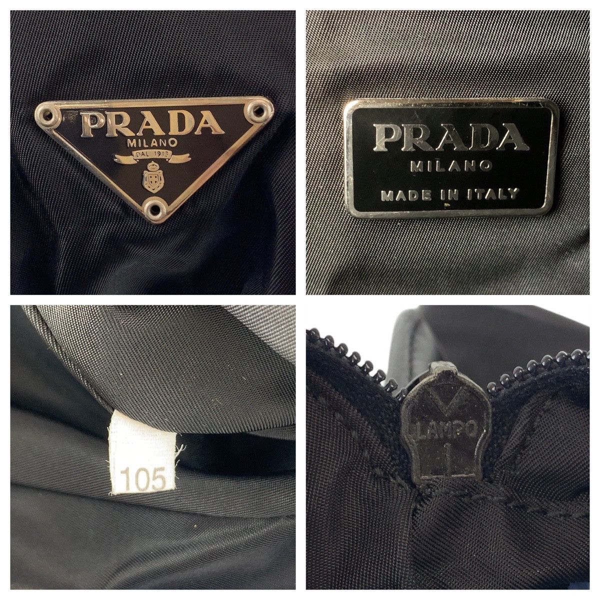 Prada Prada Prada Nylon Tessuto Triangle Logo Crossbody Bag Canvas Crossbody Bag 408560 in Very Good Condition Size ONE SIZE - 3 Thumbnail