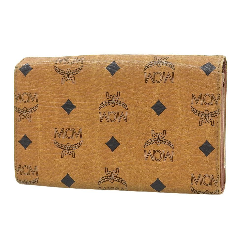 MCM MCM MCM Leather Long Wallet Camel Leather Long Wallet in Very Good Condition Size ONE SIZE - 2 Thumbnail