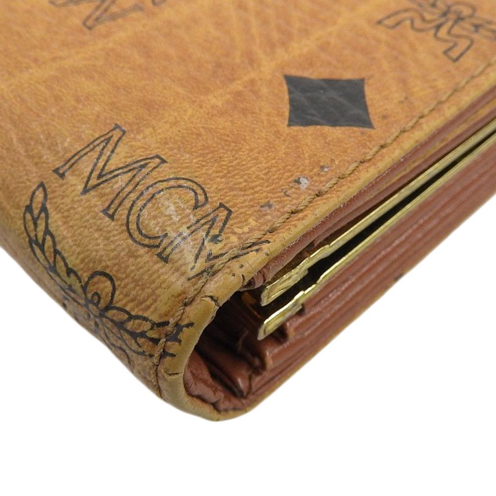 MCM MCM MCM Leather Long Wallet Camel Leather Long Wallet in Very Good Condition Size ONE SIZE - 7 Thumbnail