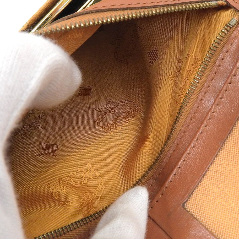 MCM MCM MCM Leather Long Wallet Camel Leather Long Wallet in Very Good Condition Size ONE SIZE - 9 Thumbnail