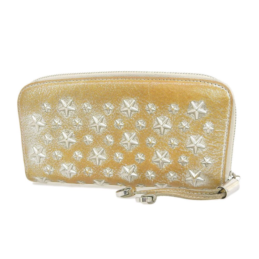 Jimmy Choo Jimmy Choo Jimmy Choo Philippa Leather Wallet Leather Long Wallet in Good Condition Size ONE SIZE - 2 Thumbnail