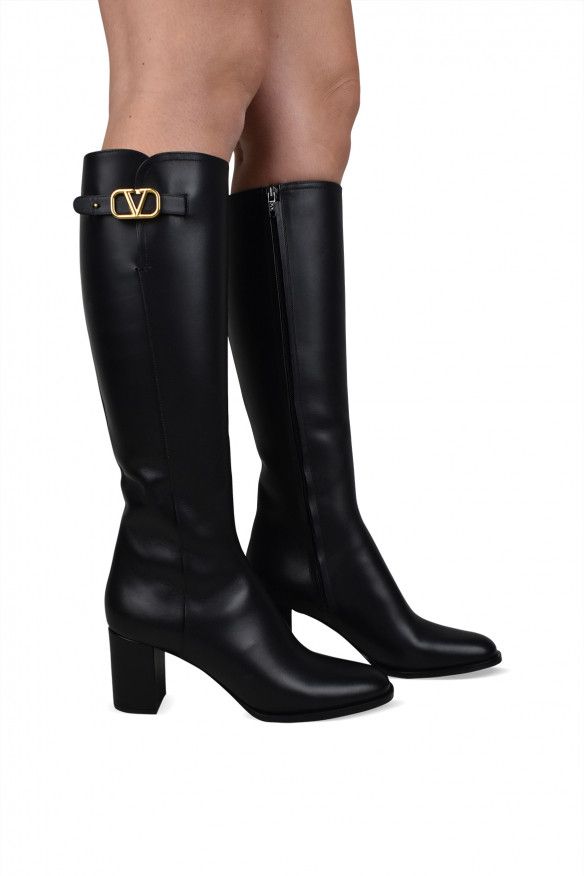 Valentino VLogo Boots Size US 5 / IT 35 - 2 Thumbnail