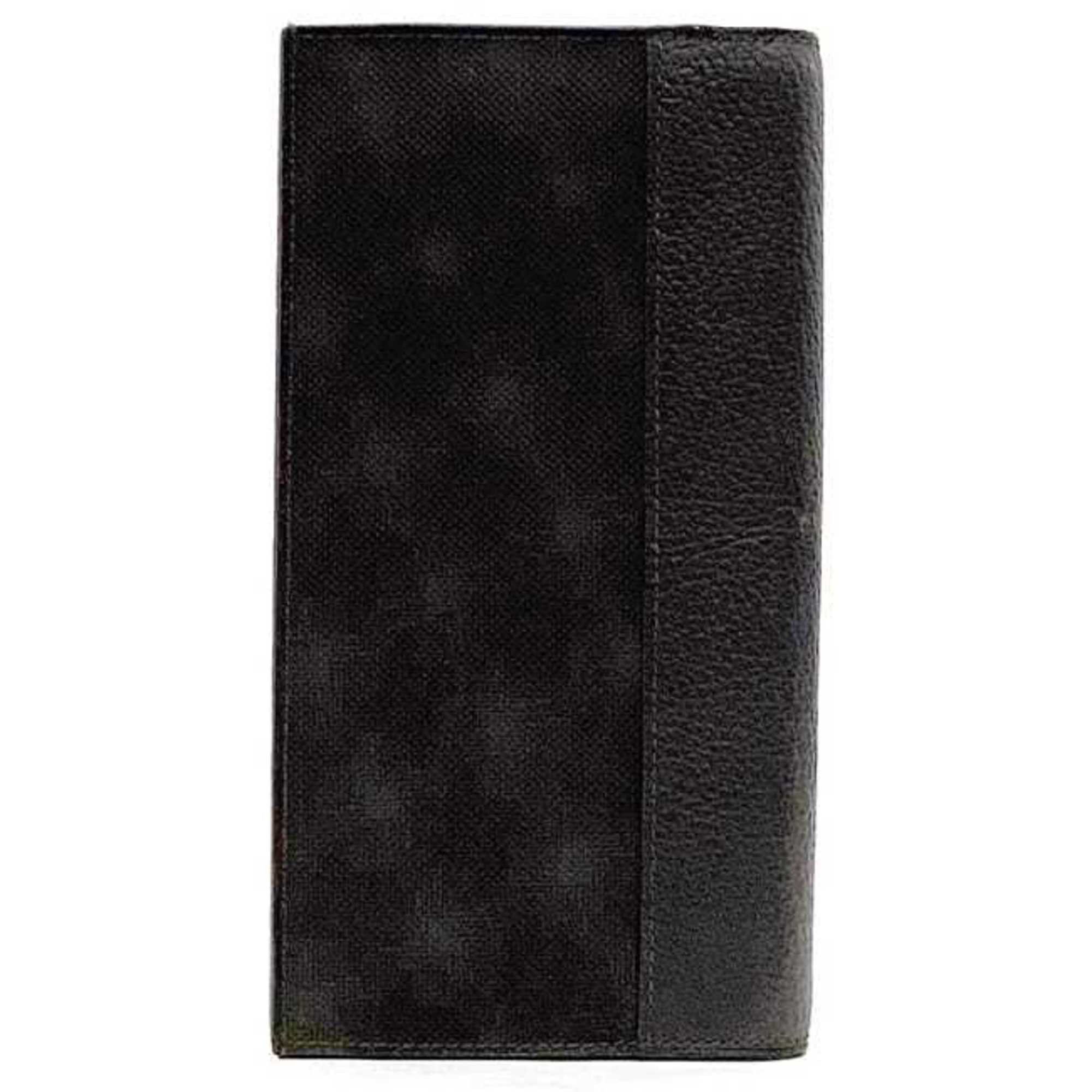 Alfred Dunhill Dunhill Bi-fold Long Wallet ec-21175 Dark Brown Oxford L2H710B PVC Leather dunhill Plate Men's Size ONE SIZE - 3 Thumbnail