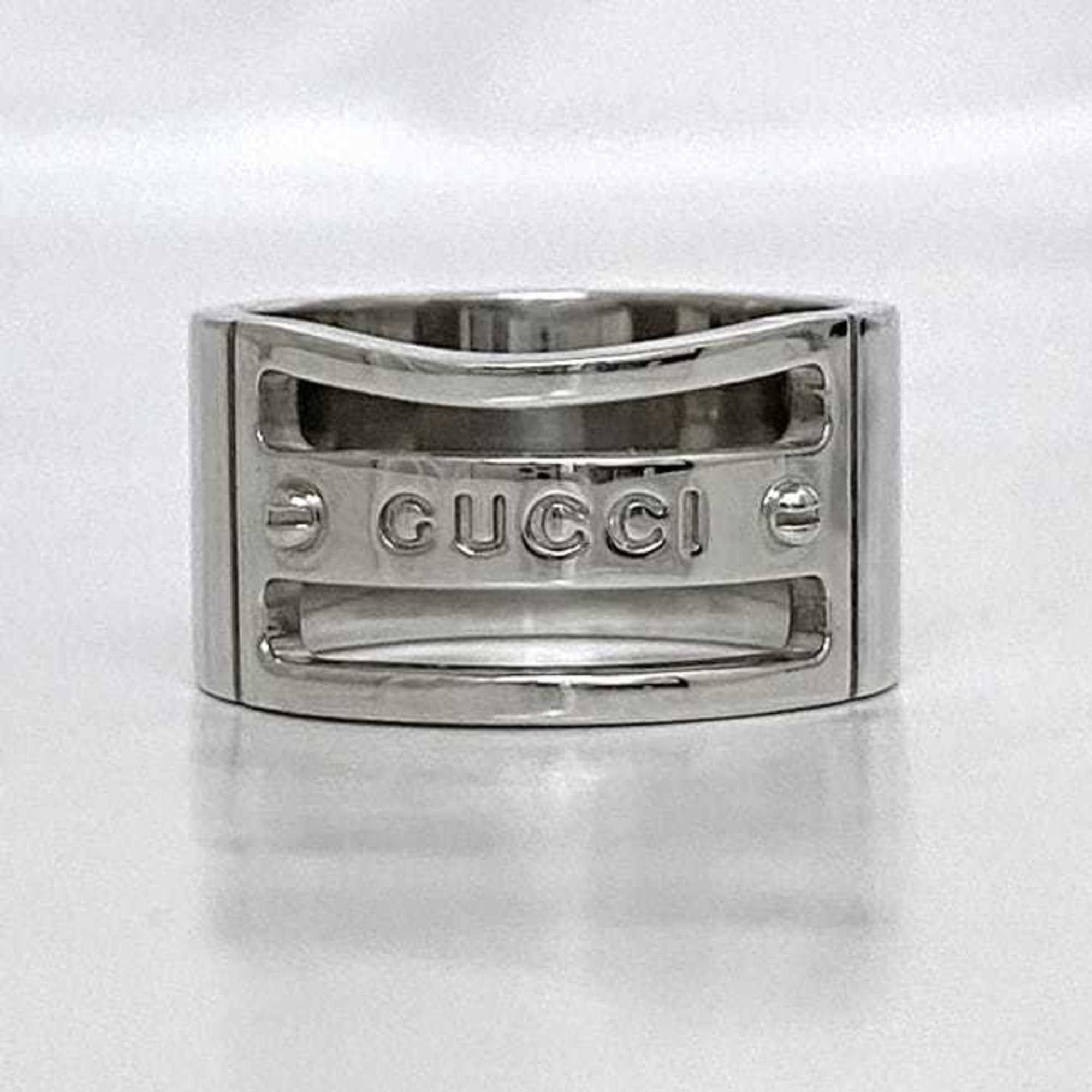 Gucci Gucci Ring ec-21087 Silver Size 19 Ag 925 GUCCI Plate Screw Men's Size ONE SIZE - 3 Thumbnail