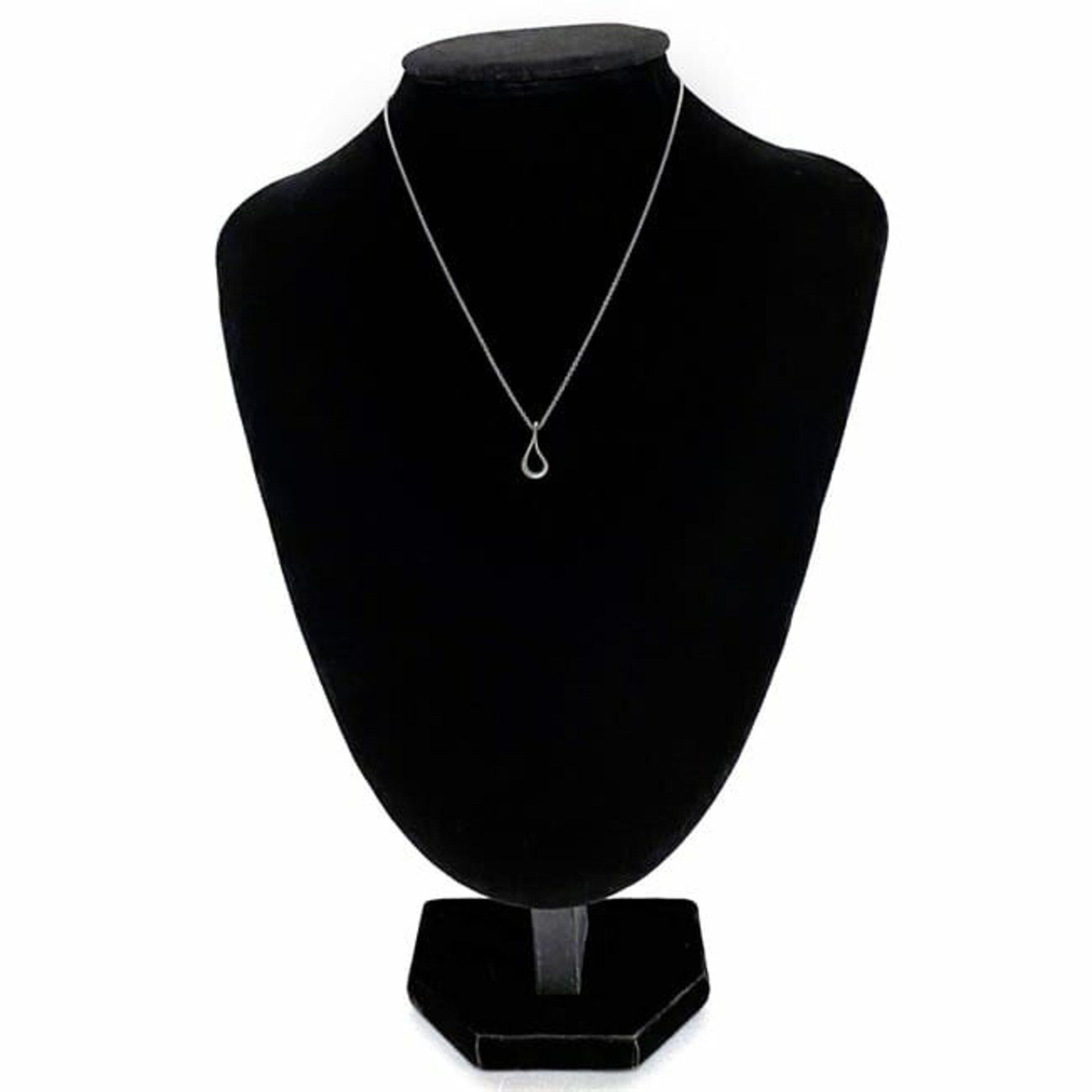 Tiffany & Co. Tiffany Teardrop Necklace ec-21085 Silver Elsa Peretti Ag 925 TIFFANY&Co. Women's Size ONE SIZE - 9 Thumbnail