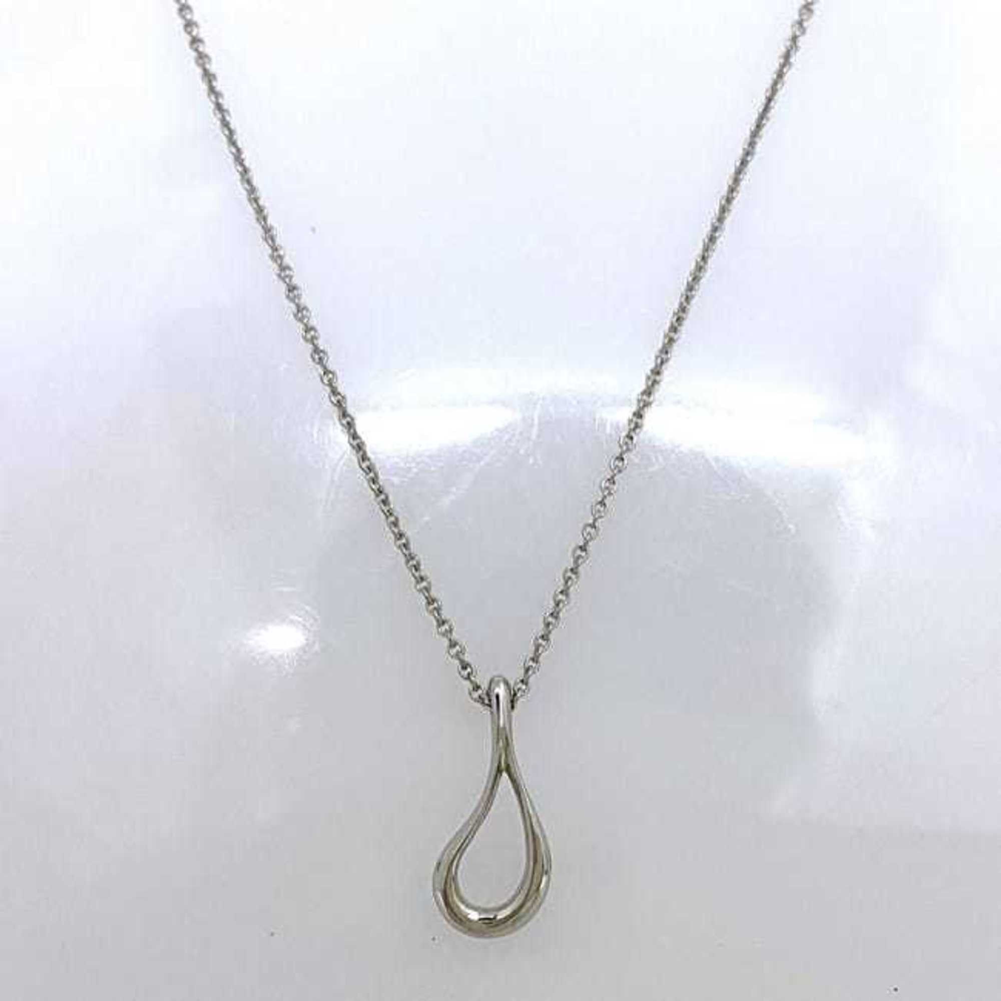 Tiffany & Co. Tiffany Teardrop Necklace ec-21085 Silver Elsa Peretti Ag 925 TIFFANY&Co. Women's Size ONE SIZE - 3 Thumbnail