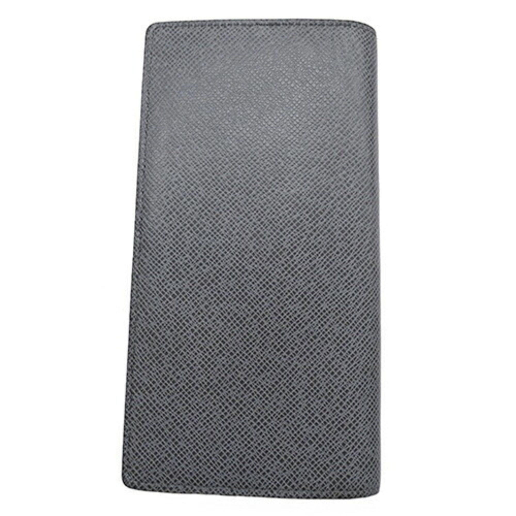 Louis Vuitton Louis Vuitton Taiga Wallet Men's Long Bi-fold Portefeuille Brazza Glacier M32653 SP1172 Size ONE SIZE - 3 Thumbnail
