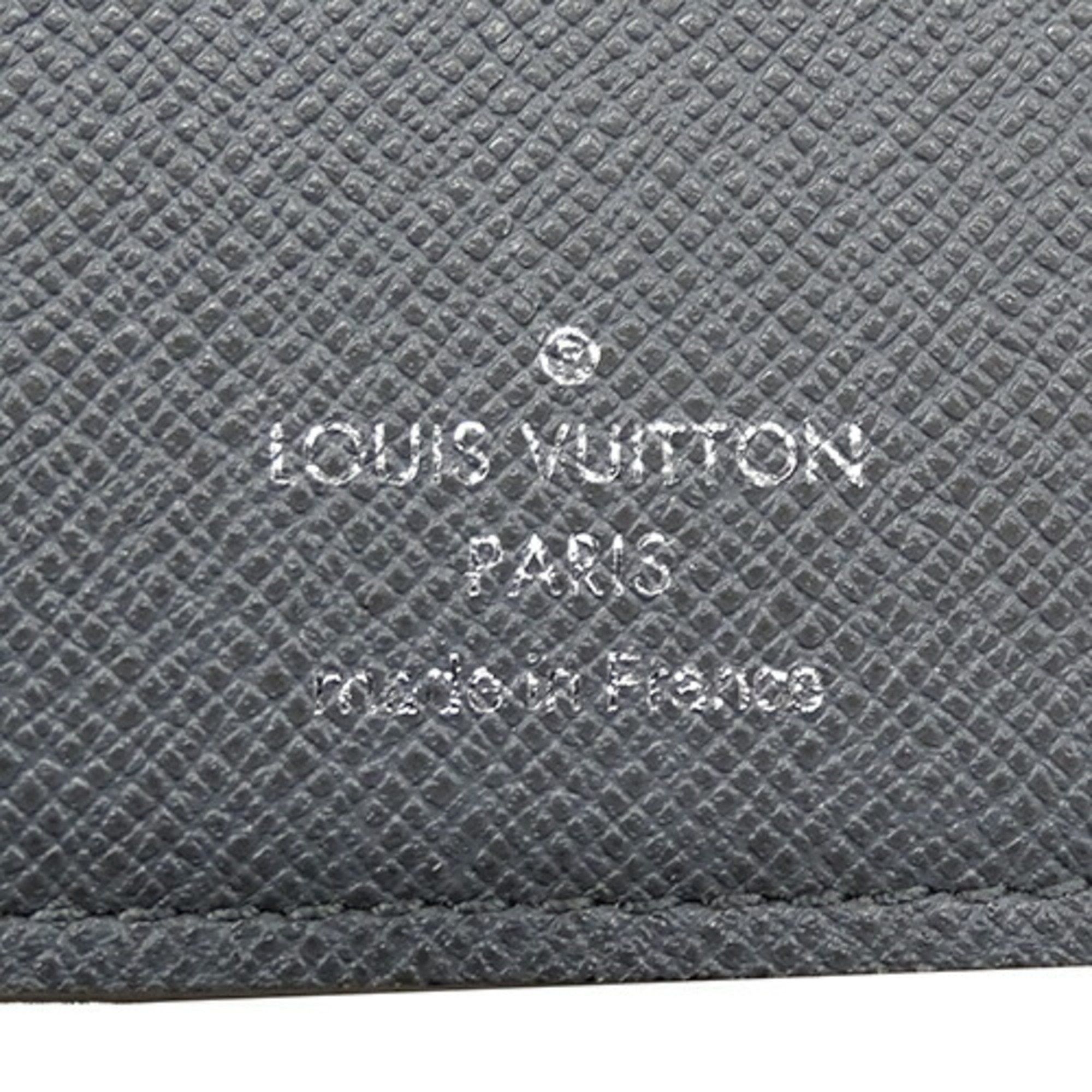 Louis Vuitton Louis Vuitton Taiga Wallet Men's Long Bi-fold Portefeuille Brazza Glacier M32653 SP1172 Size ONE SIZE - 7 Thumbnail
