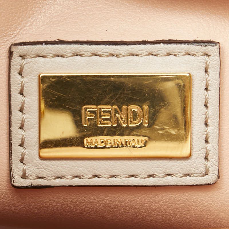 Fendi Fendi Fendi Leather 2Jours Handbag Gray Leather Handbag in Very Good Condition Size ONE SIZE - 11 Thumbnail