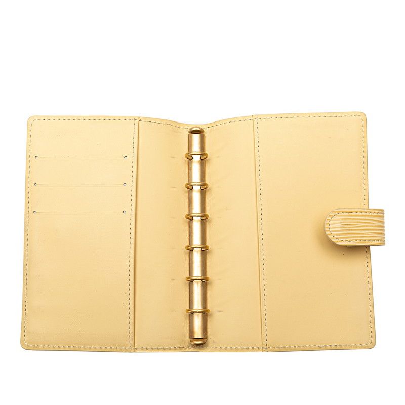 Louis Vuitton Louis Vuitton Louis Vuitton Epi Agenda PM Notebook Cover R2005A Beige Leather Leather Notebook Cover R2005A in Very Good Condition Size ONE SIZE - 6 Thumbnail