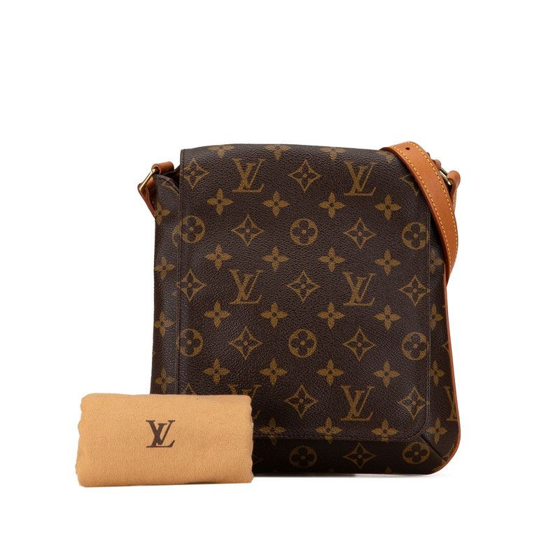 Louis Vuitton Louis Vuitton Louis Vuitton Monogram Musette Salsa Short Shoulder Bag M51258 Brown PVC Leather Canvas Crossbody Bag M51258 in Very Good Condition Size ONE SIZE - 8 Thumbnail