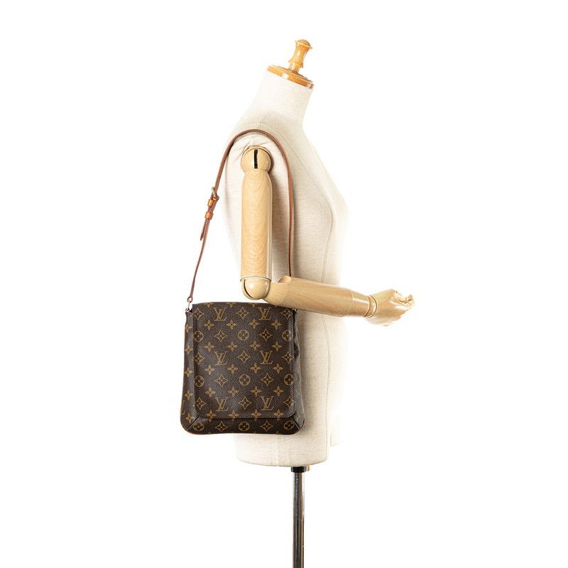 Louis Vuitton Louis Vuitton Louis Vuitton Monogram Musette Salsa Short Shoulder Bag M51258 Brown PVC Leather Canvas Crossbody Bag M51258 in Very Good Condition Size ONE SIZE - 9 Thumbnail
