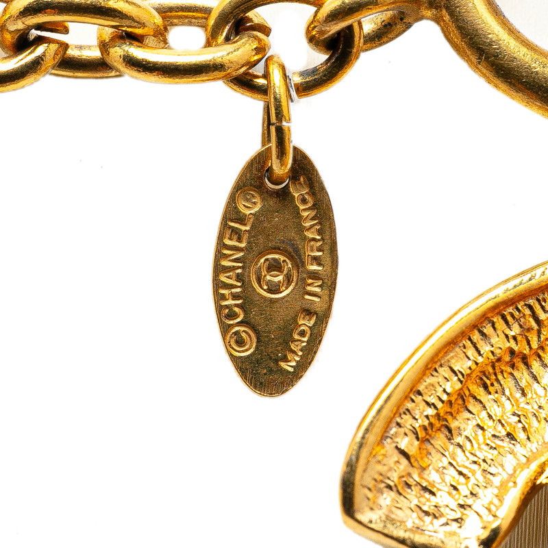 Chanel Chanel Chanel Coco Mark Matelasse Gold Plated Necklace Metal Necklace in Great Condition Size ONE SIZE - 3 Thumbnail