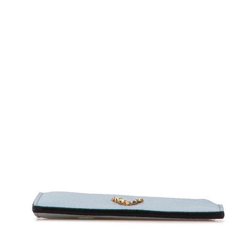 Versace Versace Versace Virtus Leather Card Coin Case Leather Card Case Size ONE SIZE - 4 Thumbnail