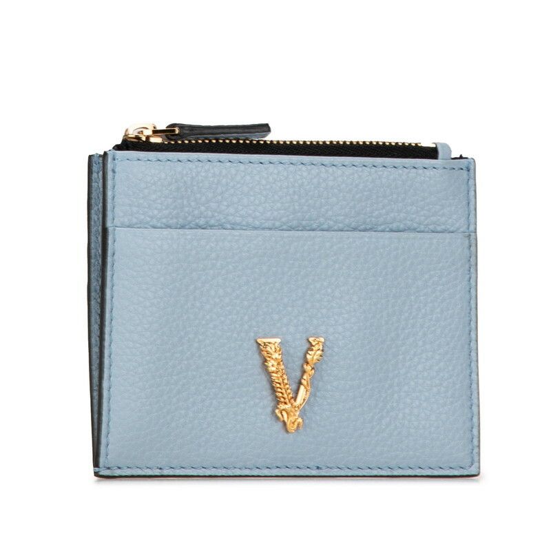 Versace Versace Versace Virtus Leather Card Coin Case Leather Card Case Size ONE SIZE - 2 Thumbnail