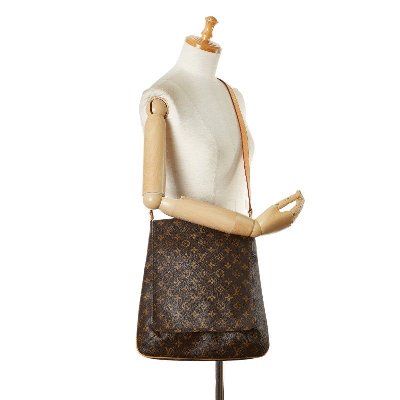 Louis Vuitton Louis Vuitton Louis Vuitton Monogram Musette Shoulder Bag M51256 Brown PVC Leather Canvas Crossbody Bag M51256 in Very Good Condition Size ONE SIZE - 9 Thumbnail