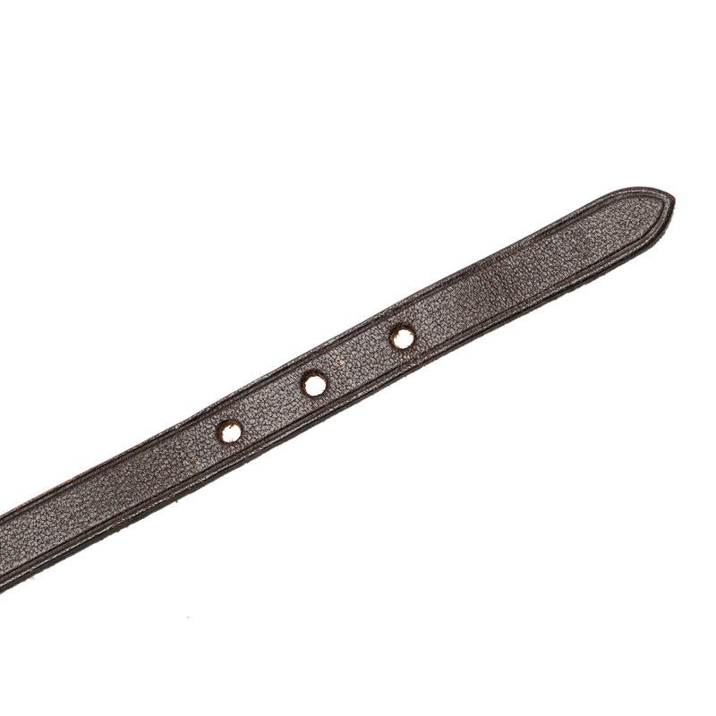 Hermes Hermes Hermes H Logo Leather Choker Brown Leather Pet Collar in Very Good Condition Size ONE SIZE - 5 Thumbnail