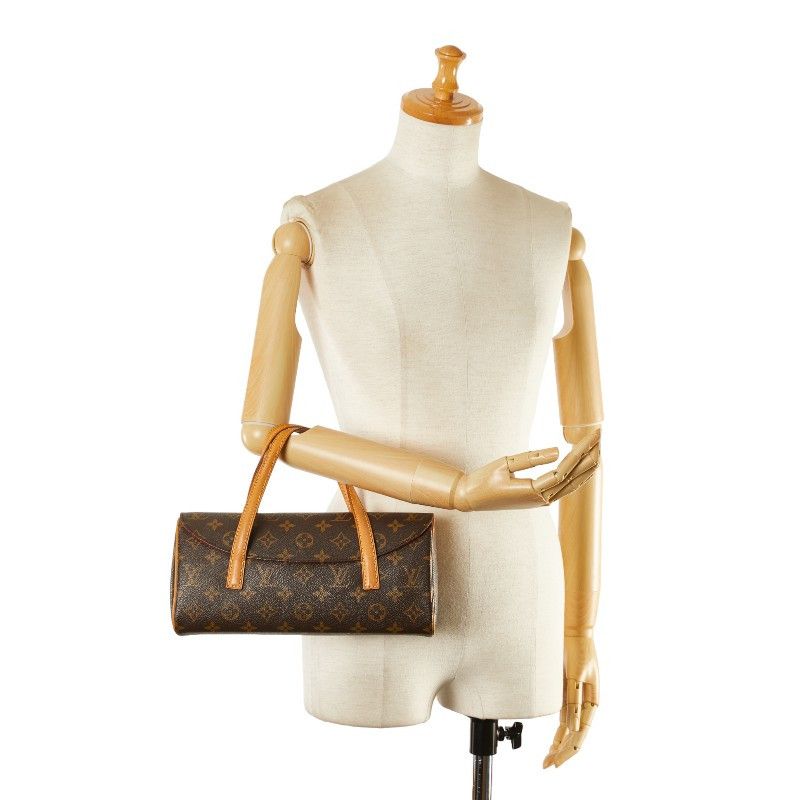 Louis Vuitton Louis Vuitton Louis Vuitton Monogram Sonatine Handbag M51902 Brown PVC Leather Canvas Handbag M51902 in Very Good Condition Size ONE SIZE - 9 Thumbnail