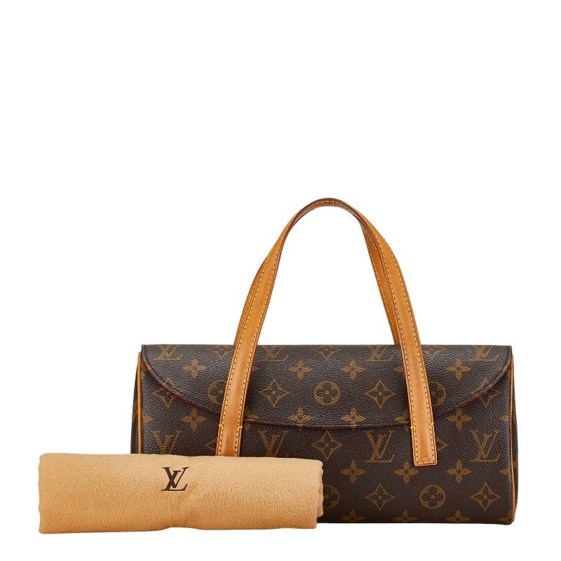 Louis Vuitton Louis Vuitton Louis Vuitton Monogram Sonatine Handbag M51902 Brown PVC Leather Canvas Handbag M51902 in Very Good Condition Size ONE SIZE - 8 Thumbnail