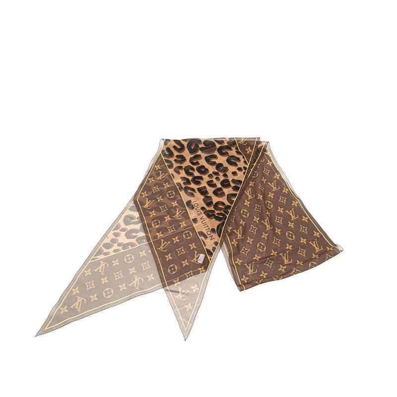 Louis Vuitton Louis Vuitton Louis Vuitton Silk Scarf M72123 Canvas Scarf M72123 in Great Condition Size ONE SIZE - 2 Thumbnail