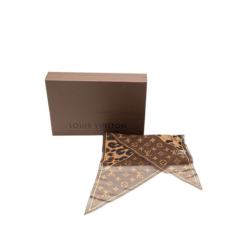 Louis Vuitton Louis Vuitton Louis Vuitton Silk Scarf M72123 Canvas Scarf M72123 in Great Condition Size ONE SIZE - 5 Thumbnail