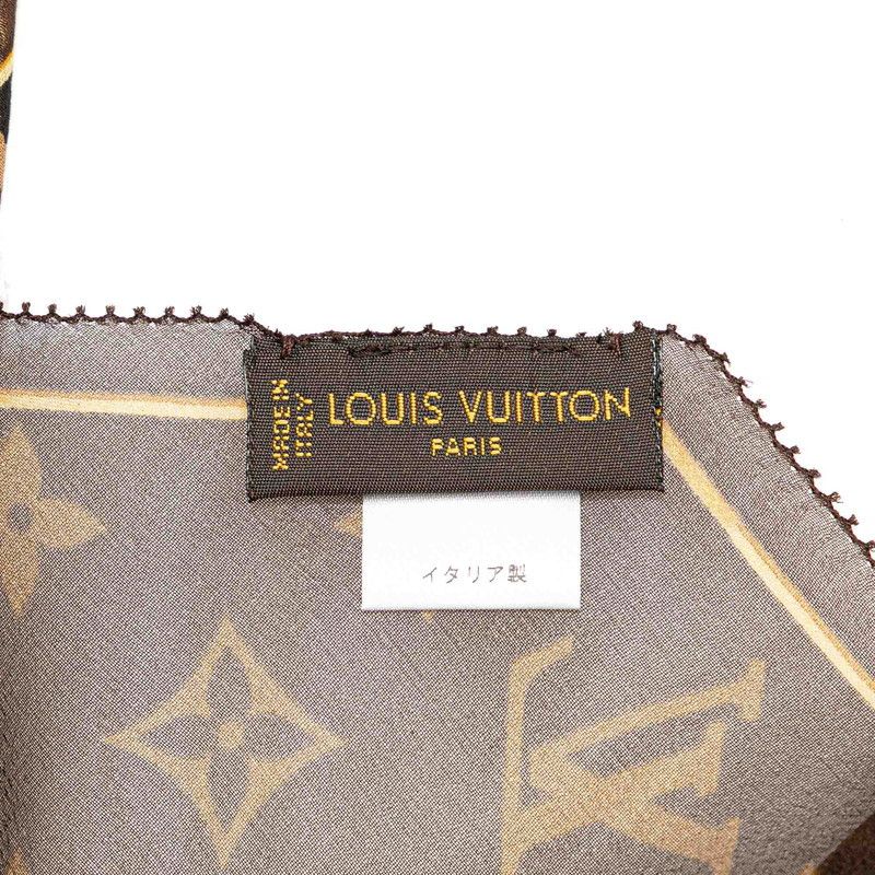 Louis Vuitton Louis Vuitton Louis Vuitton Silk Scarf M72123 Canvas Scarf M72123 in Great Condition Size ONE SIZE - 4 Thumbnail