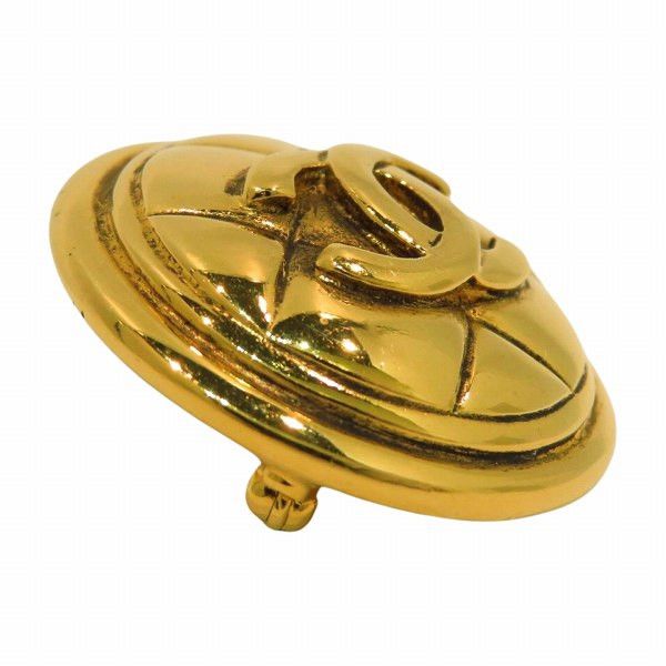 Chanel Chanel Chanel Matelasse Coco Mark Brooch Metal Brooch in Good Condition Size ONE SIZE - 6 Thumbnail