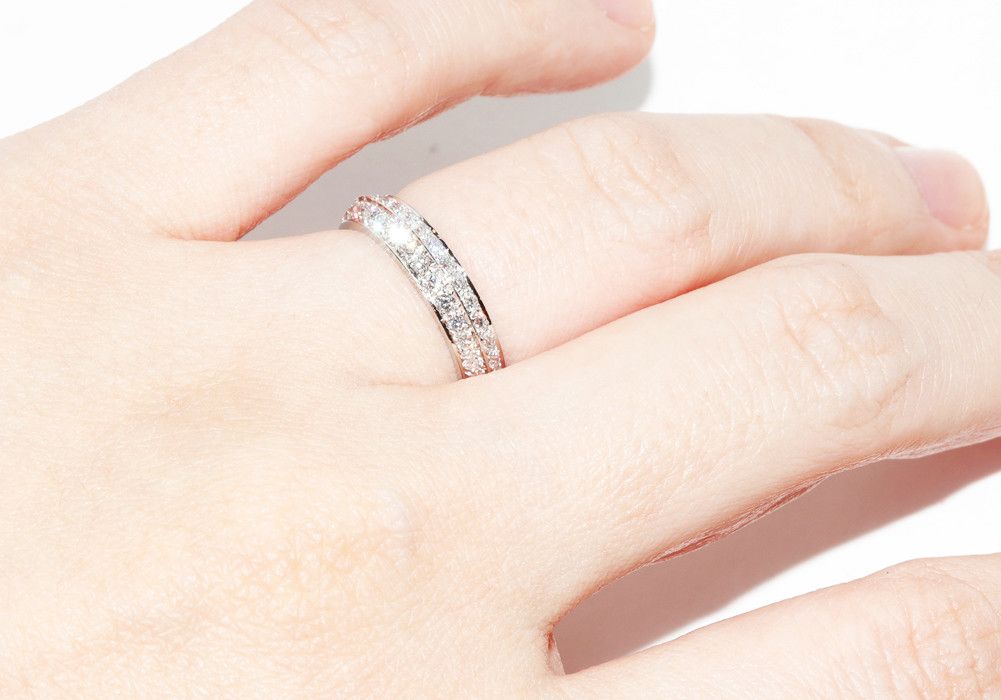 Van Cleef & Arpels Van Cleef & Arpels Van Cleef & Arpels Pt950 Diamond Ring VCARN57P00 Metal Ring VCARN57P00 in Great Condition Size ONE SIZE - 6 Thumbnail