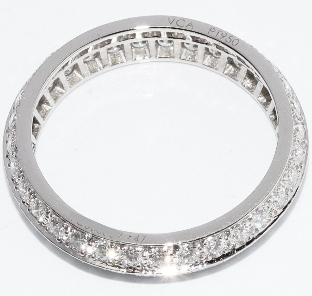 Van Cleef & Arpels Van Cleef & Arpels Van Cleef & Arpels Pt950 Diamond Ring VCARN57P00 Metal Ring VCARN57P00 in Great Condition Size ONE SIZE - 4 Thumbnail