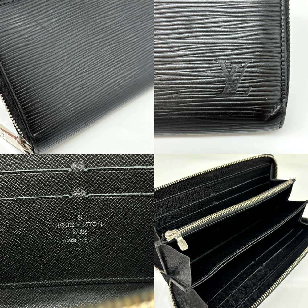 Louis Vuitton Louis Vuitton Louis Vuitton Epi Zippy Wallet Black M68755 Leather Long Wallet M68755 in Very Good Condition Size ONE SIZE - 5 Thumbnail
