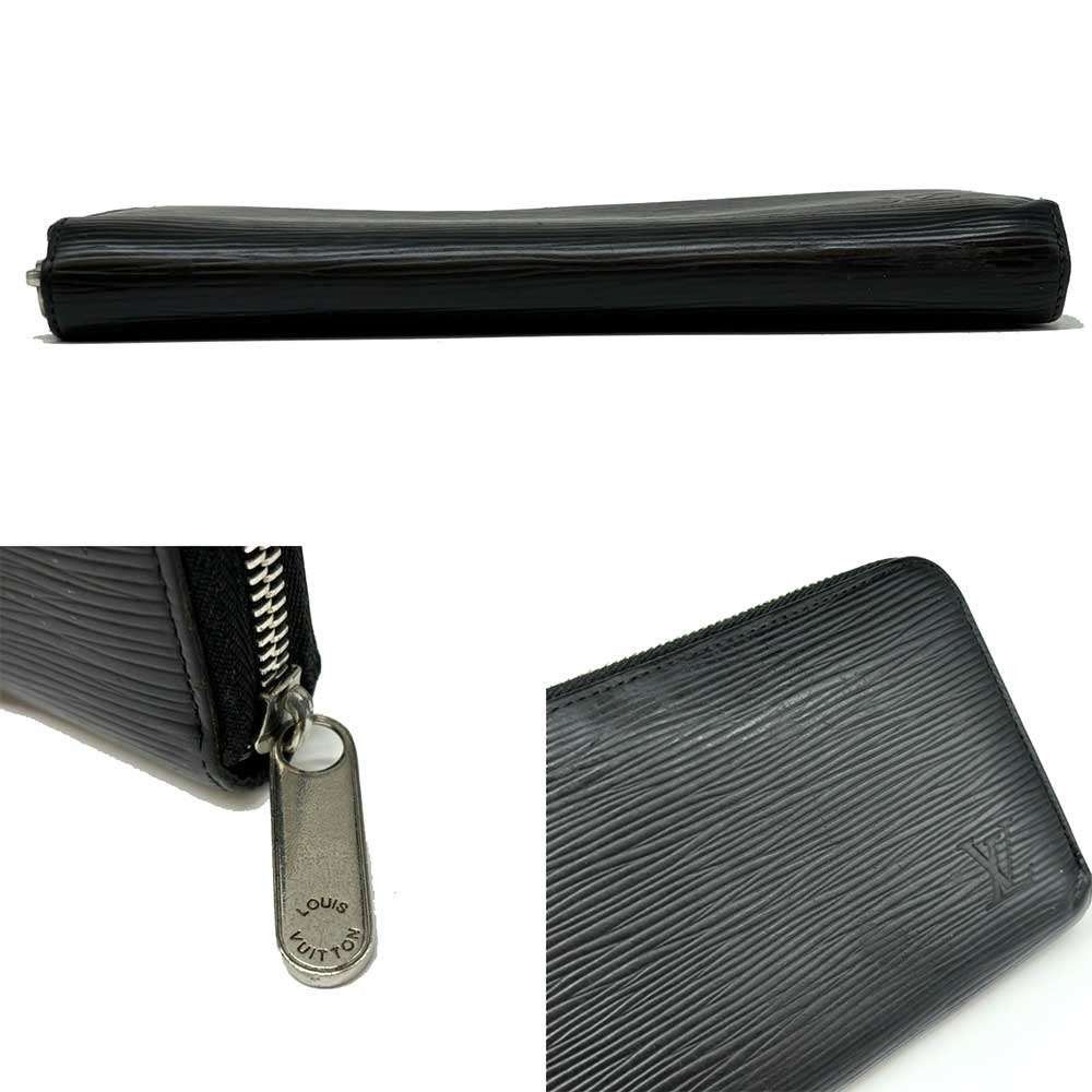 Louis Vuitton Louis Vuitton Louis Vuitton Epi Zippy Wallet Black M68755 Leather Long Wallet M68755 in Very Good Condition Size ONE SIZE - 4 Thumbnail