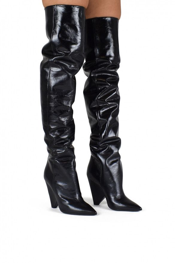 Saint Laurent Paris Niki 105 over-the-knee boots Size US 6 / IT 36 - 2 Thumbnail