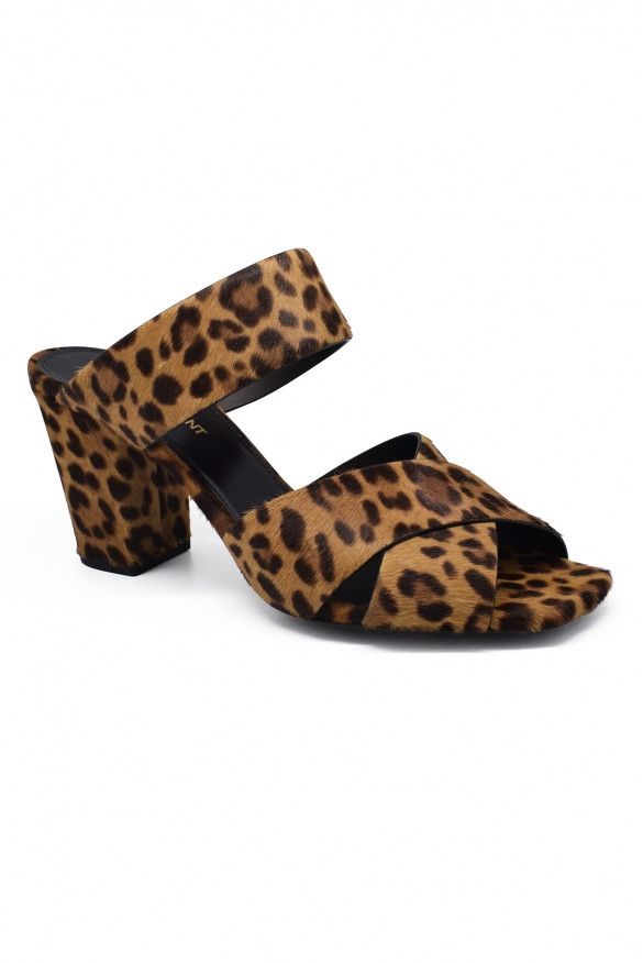 Saint Laurent Paris Strap sandals Size US 7.5 / IT 37.5 - 3 Thumbnail