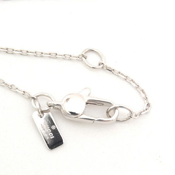 Gucci Gucci Gucci Icon Necklace White Gold 750WG Metal Necklace 74210 in Great Condition Size ONE SIZE - 5 Thumbnail