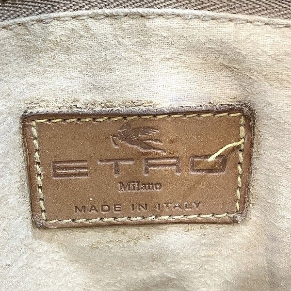 Other Other Etro Paisley Tote Bag PVC Leather Canvas Tote Bag in Fair Condition Size ONE SIZE - 5 Thumbnail
