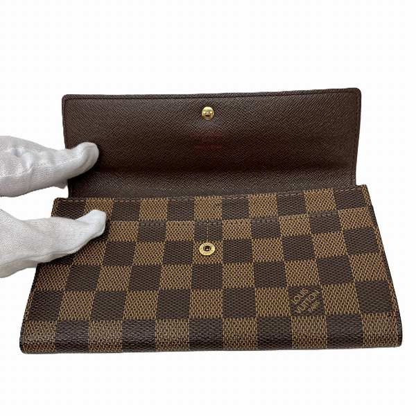 Louis Vuitton Louis Vuitton Louis Vuitton Damier Portefeuille Sarah Wallet N61726 Canvas Long Wallet N61726 in Great Condition Size ONE SIZE - 2 Thumbnail